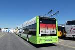 (286'432) - transN,-La Chaux-de-Fonds - Nr. 168/NE 209'168 - Hess/Hess Gelenktrolleybus am 25. April 2026 in Kerzers, Interbus