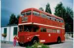(023'831) - Le London Bus, Posieux - KGJ 29 A - am 7. Juli 1998 in Posieux
