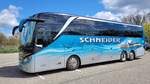 Setra S 515 HDH, SO 21723, Stade de Arbres Meyrin, Schneider Reisen und Transport AG, Langendorf, Aufgenommen am 9.