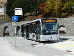 (241'082) - Aus Italien: Silvestri, Livigno - EX-523 JG - Mercedes am 12. Oktober 2022 beim Bahnhof St. Moritz