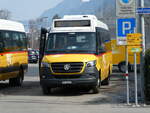 (233'785) - PostAuto Graubnden - Nr. 31/GR 51'337 - K-Bus am 11. Mrz 2022 beim Bahnhof Ilanz