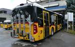 (280'191) - PostAuto Graubnden - GR 168'604/PID 12'089 - Mercedes (ex Nr. 10) am 9. September 2025 in Ilanz, Garage Fontana