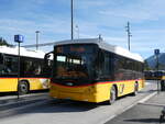 (291'256) - PostAuto Graub�nden - GR 163'695/PID 10'090 - Scania/Hess (ex Nr. 54; ex Buchli, Versam) am 29. September 2026 beim Bahnhof Ilanz