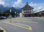 scuol-tarasp/861685/266227---postauto-haltestellen-am-27-august (266'227) - PostAuto-Haltestellen am 27. August 2024 beim Bahnhof Scuol-Tarasp