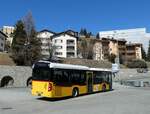(233'679) - PostAuto Graubnden - GR 162'989 - Mercedes am 10. Mrz 2022 beim Bahnhof St. Moritz