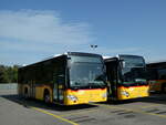 CarPostal Ouest/750580/228291---carpostal-ouest---ju (228'291) - CarPostal Ouest - JU 26'790 - Mercedes (ex Nr. 5) am 25. September 2021 in Develier, Parkplatz