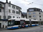 VBL Luzern/875932/272265---vbl-luzern---nr (272'265) - VBL Luzern - Nr. 229 - Hess/Hess Gelenktrolleybus am 20. Februar 2025 in Kriens, Busschleife