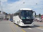 (171'387) - Aus Tschechien: Star Coaches, Praha - 4AM 5213 - Scania/Higer am 22. Mai 2016 in Luzern, Bahnhofbrcke