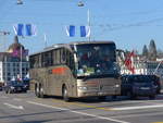 Luzern/654266/203373---aus-polen-bus-transport (203'373) - Aus Polen: Bus Transport - GD 100NF - Mercedes am 30. Mrz 2019 in Luzern, Bahnhofbrcke