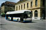 (094'908) - TC La Chaux-de-Fonds - Nr. 132 - Solaris Trolleybus am 27. Mai 2007 beim Bahnhof La Chaux-de-Fonds