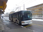 (224'165) - Interbus, Yverdon - Nr. 47/NE 231'047 - Setra (ex Nr. 6; ex SBC Chur Nr. 106) am 14. Mrz 2021 beim Bahnhof La Chaux-de-Fonds (Einsatz CarPostal)