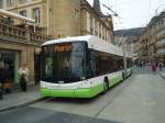 (147'991) - transN, La Chaux-de-Fonds - Nr. 146 - Hess/Hess Gelenktrolleybus (ex TN Neuchtel Nr. 146) am 8. November 2013 in Neuchtel, Place Pury