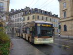 (186'603) - transN, La Chaux-de-Fonds - Nr. 148 - Hess/Hess Gelenktrolleybus (ex TN Neuchtel Nr. 148) am 25. November 2017 in Neuchtel, Place Pury