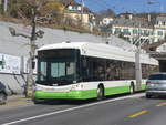 (224'576) - transN, La Chaux-de-Fonds - Nr. 142 - Hess/Hess Gelenktrolleybus (ex TN neuchtel Nr. 142) am 29. Mrz 2021 in Neuchtel, Avenue de la Gare