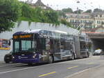 (226'925) - transN, La Chaux-de-Fonds - Nr. 136 - Hess/Hess Gelenktrolleybus (ex TN Neuchtel Nr. 136) am 1. August 2021 in Neuchtel, Avenue de la Gare 