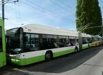 (249'614) - transN, La Chaux-de-Fonds - Nr. 135 - Hess/Hess Gelenktrolleybus (ex TN Neuchtel Nr. 135) am 5. Mai 2023 in Neuchtel, Dpt