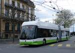 (261'668) - transN, La Chaux-de-Fonds - Nr. 178/NE 209'178 - Hess/Hess Gelenktrolleybus am 23. April 2024 in Neuchtel, Place Pury 