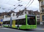 (261'674) - transN, La Chaux-de-Fonds - Nr. 173/NE 209'173 - Hess/Hess Gelenktrolleybus am 23. April 2024 in Neuchtel, Place Pury