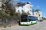 (285'951) - transN, La Chaux-de-Fonds - Nr. 423/NE 195'423 - Mercedes am 4. April 2026 beim Bahnhof Neuch�tel