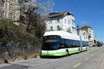(285'952) - transN, La Chaux-de-Fonds - Nr. 170/NE 209'170 - Hess/Hess Gelenktrolleybus am 4. April 2026 beim Bahnhof Neuch�tel