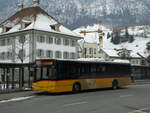 (245'395) - PostAuto Zentralschweiz - Nr. 55/NW 5017/PID 10'252 - Solaris (ex Thepra, Stans Nr. 25) am 25. Januar 2023 beim Bahnhof Stans