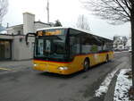 (245'397) - PostAuto Zentralschweiz - Nr. 52/NW 348/PID 5265 - Mercedes (ex Nr. 31; ex Thepra, Stans Nr. 31) am 25. Januar 2023 beim Bahnhof Stans