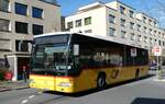 (281'873) - PostAuto Zentralschweiz - Nr. 502/NW 348/PID 5265 - Mercedes (ex Nr. 31; ex Thepra, Stans Nr. 31) am 28. Oktober 2025 beim Bahnhof Stans