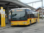 (245'335) - PostAuto Zentralschweiz - Nr. 50/NW 25'296/PID 4916 - Mercedes (ex Nr. 30; ex Thepra, Stans Nr. 30) am 25. Januar 2023 beim Bahnhof Sarnen
