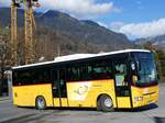 (259'283) - PostAuto Zentralschweiz - Nr. 406/OW 10'006/PID 5538 - Irisbus (ex Nr. 3; ex Dillier, Sarnen Nr. 3) am 13. Februar 2024 beim Bahnhof Sarnen