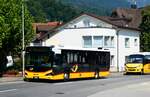 (279'207) - PostAuto Zentralschweiz - Nr. 507/OW 10'040/PID 11'414 - MAN (ex Nr. 7) am 19. August 2025 beim Bahnhof Sarnen