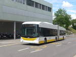 (217'757) - VBSH Schaffhausen - Nr. 107 - Hess/Hess Gelenktrolleybus am 8. Juni 2020 beim Bahnhof Schaffhausen