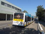 (220'636) - VBSH Schaffhausen - Nr. 105 - Hess/Hess Gelenktrolleybus am 12. September 2020 beim Bahnhof Schaffhausen