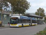 (222'216) - VBSH Schaffhausen - Nr. 106 - Hess/Hess Gelenktrolleybus am 21. Oktober 2020 beim Bahnhof Schaffhausen