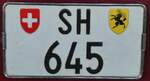 (286'082) - Nummernschild - SH 645 - am 11.