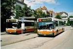 (042'221) - BSU Solothurn - Nr. 60/SO 21'970 - Mercedes am 20. Juli 2000 beim Hauptbahnhof Solothurn