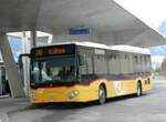 (247'001) - PostAuto Ostschweiz - SG 445'302/PID 10'780 - Mercedes am 9. März 2023 beim Bahnhof Buchs