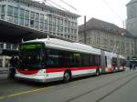(130'416) - St. Gallerbus, St. Gallen - Nr. 193 - Hess/Hess Doppelgelenktrolleybus am 13. Oktober 2010 beim Bahnhof St. Gallen