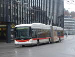 St. Gallen/640376/199478---st-gallerbus-st-gallen (199'478) - St. Gallerbus, St. Gallen - Nr. 187 - Hess/Hess Gelenktrolleybus am 24. November 2018 beim Bahnhof St. Gallen