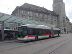 (221'283) - St. Gallerbus, St. Gallen - Nr. 176 - Hess/Hess Gelenktrolleybus am 24. September 2020 beim Bahnhof St. Gallen