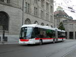 (229'023) - St. Gallerbus, St. Gallen - Nr. 105/SG 467'105 - Hess/Hess Gelenktrolleybus am 13. Oktober 2021 beim Bahnhof St. Gallen
