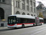 (241'015) - St. Gallerbus, St. Gallen - Nr. 178 - Hess/Hess Gelenktrolleybus am 11. Oktober 2022 beim Bahnhof St. Gallen