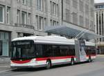 (250'037) - St. Gallerbus, St. Gallen - Nr. 179 - Hess/Hess Gelenktrolleybus am 16. Mai 2023 beim Bahnhof St. Gallen