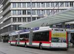 (260'914) - St. Gallerbus, St. Gallen - Nr. 188 - Hess/Hess Doppelgelenktrolleybus am 1. April 2024 beim Bahnhof St. Gallen