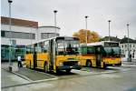 (043'519) - BOS Wil - Nr. 6/SG 83'687 - Volvo/Hess (ex Bus-Halter, Wil Nr. 6) am 17. Oktober 2000 beim Bahnhof Wil