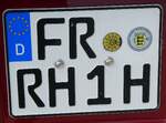 (287'487) - Aus Deutschland: Nummernschild - FR-RH 1H - am 30. Mai 2026 in Arbon, Arbon Classics