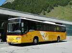 (252'566) - PostAuto Bern - Nr. 70/BE 653'387/PID 5625 - Setra am 9. Juli 2023 beim Bahnhof Andermatt
