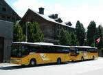 (252'574) - PostAuto Bern - BE 401'465/PID 4715 - Setra (ex AVG Meiringen Nr. 65) am 9. Juli 2023 beim Bahnhof Andermatt