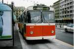 Lausanne/211589/022308---tl-lausanne---nr (022'308) - TL Lausanne - Nr. 677 - FBW/Eggli Trolleybus am 15. April 1998 in Lausanne, Chauderon