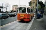 (022'311) - TL Lausanne - Nr. 934 - Moser/Eggli-Mischler Personenanhnger am 15. April 1998 in Lausanne, Chauderon