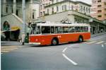 (022'319) - TL Lausanne - Nr. 678 - FBW/Eggli Trolleybus am 15. April 1998 in Lausanne, Place Riponne